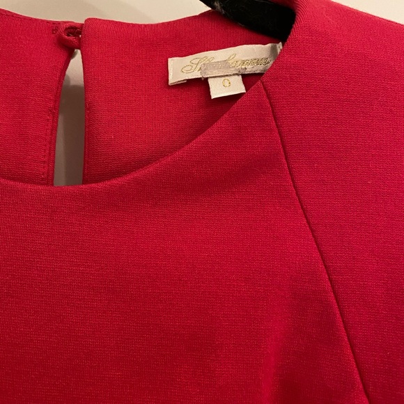 Shoshanna Raspberry Mini Dress Size 0 - Picture 2 of 3